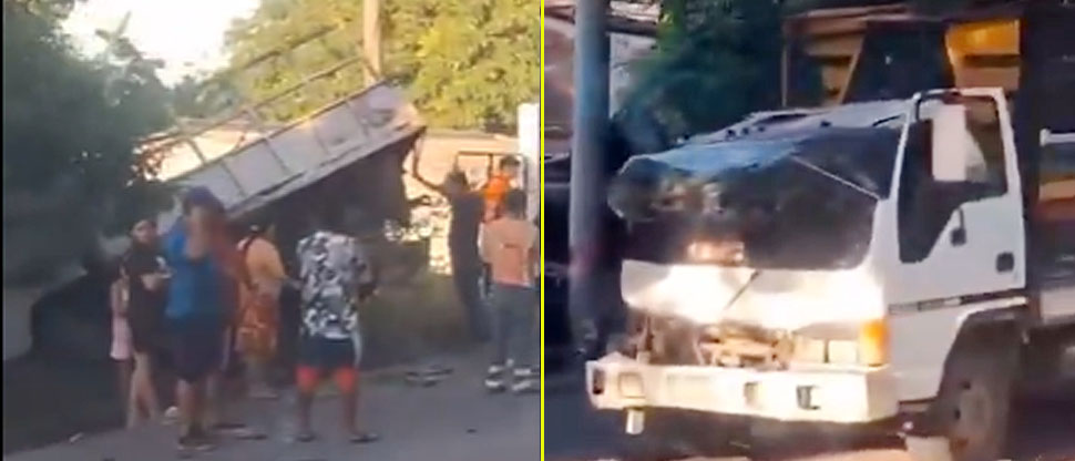 Reportan varios lesionados tras el choque entre dos camiones en San Miguel