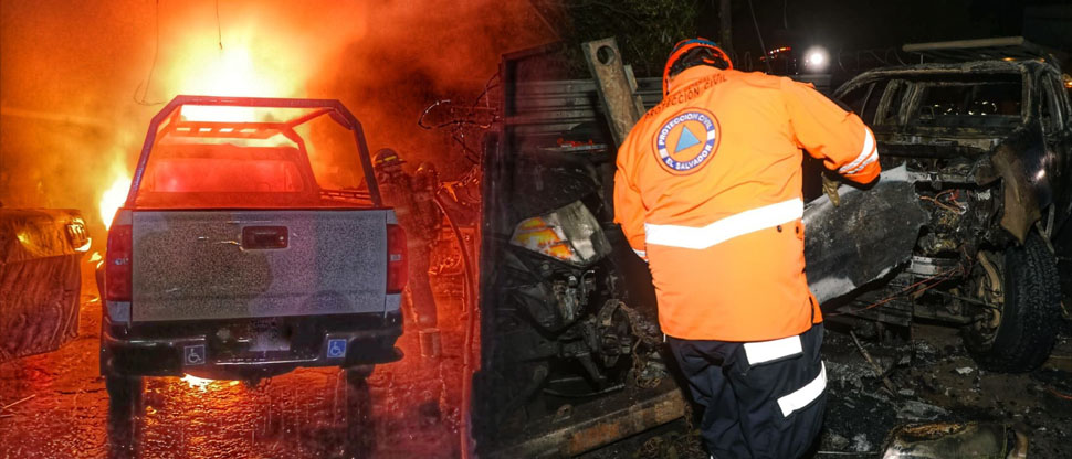 Los guardaban para repararlos, pero terminaron en chatarra tras incendiarse el taller