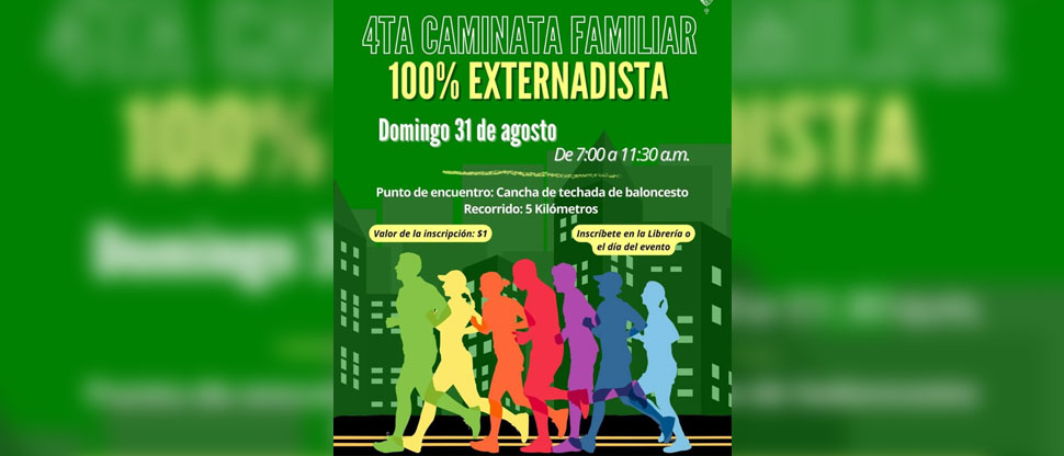 Colegio Externado San José invita a la cuarta caminata familiar 100% externadista