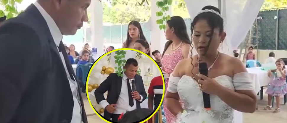 Novia se arrepiente de casarse en plena boda “porque sus familias mucho se meten”