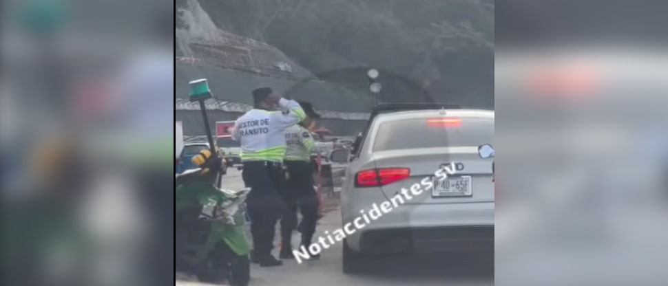 Capturan a conductor tras protagonizar un incidente vial en la carretera a Los Chorros