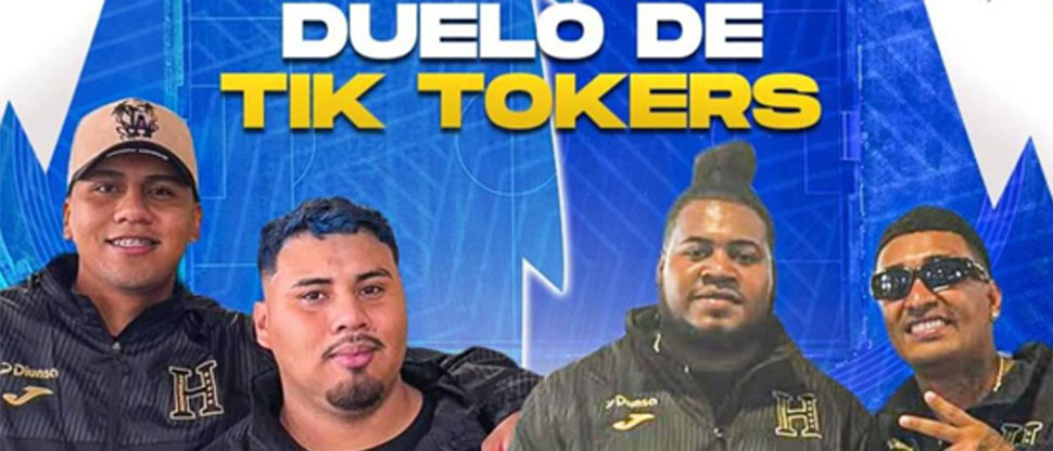 Funcionario hondureño pide jugar en el partido entre tiktokers de Honduras vs El Salvador