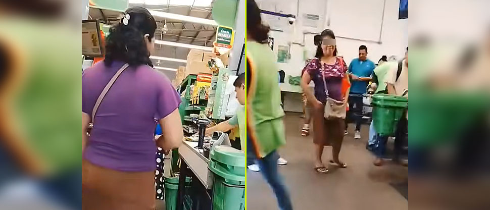 Mujer pasa momento vergonzoso tras ser descubierta hurtando carnes y salchichas  