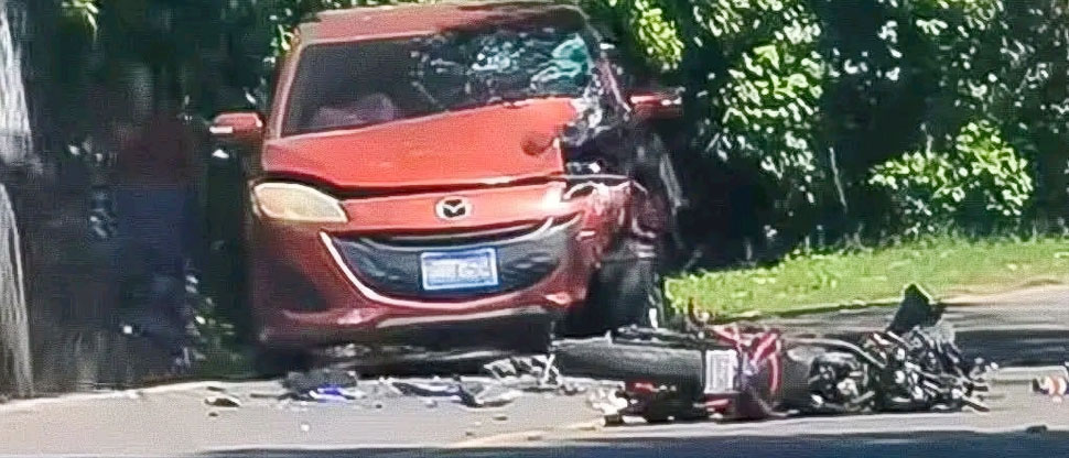 Motociclista pierde la vida tras chocar contra vehículo en Usulután