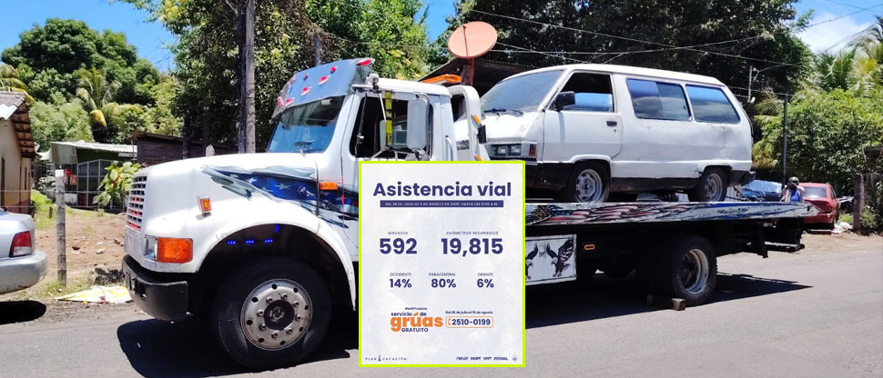 Servicio de grúas sin costo MOP Te Asiste registra 592 asistencias en estas vacaciones