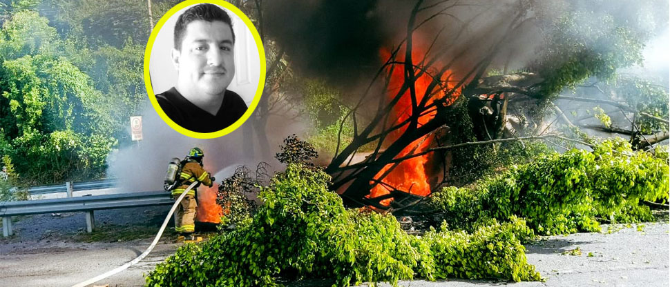 Él era Oseas, motorista de furgón que falleció calcinado tras fatal accidente en San Rafael Cedros