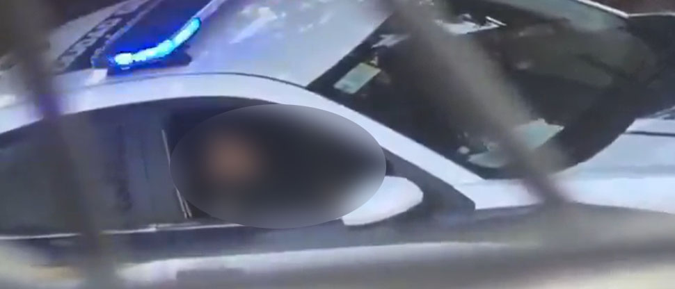 Viralizan video de policías haciendo el “delicioso” dentro de patrulla en la Ciudad de México