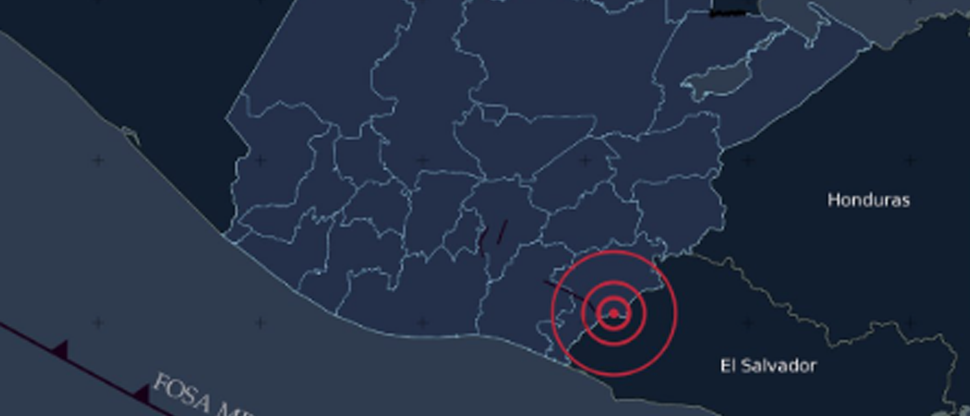 2 sismos ocurridos en menos de 15 minutos en Guatemala sacuden territorio salvadoreño esta noche