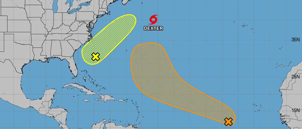 Estos son los sistemas ciclónicos que vigila el MARN en el Pacífico y Atlántico