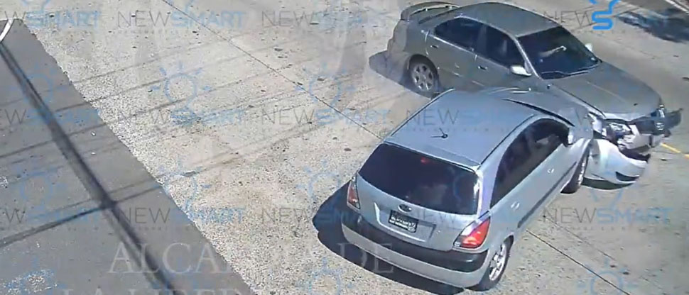 Conductor comete una imprudencia al volante y ocasiona accidente de tránsito
