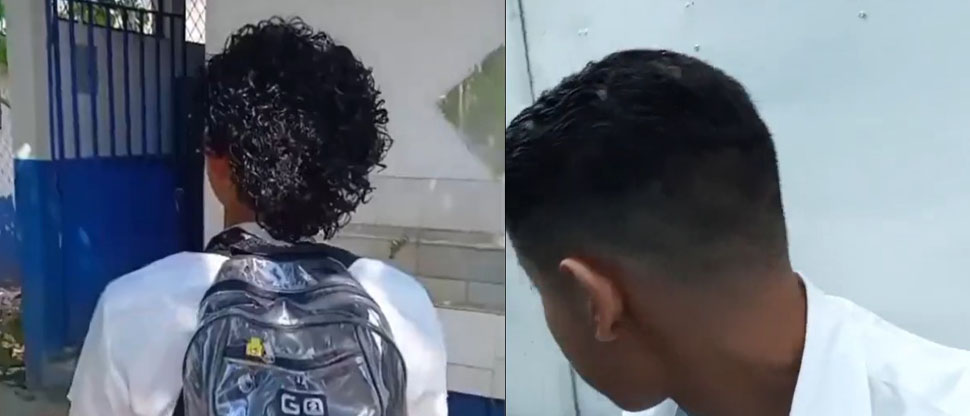 Estudiante se vuelve viral al mostrar el antes y después de su corte de cabello