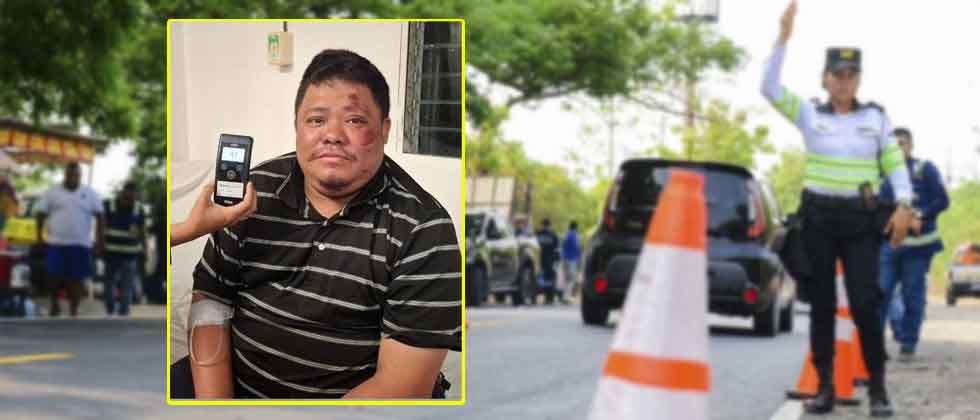 Detienen a motociclista ebrio que provocó un fuerte accidente en San Martín