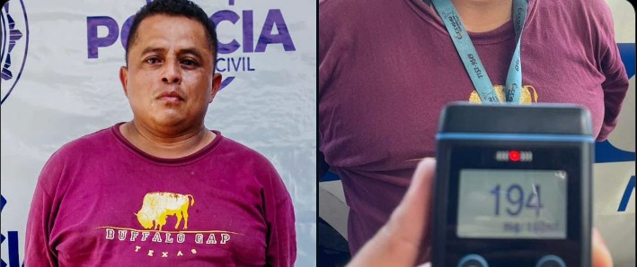 Capturan a conductor en estado de ebriedad en Apulo