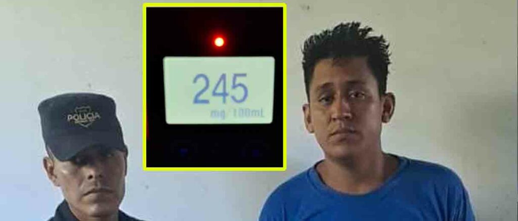 Arrestan a conductor borracho que atropelló a pastor evangélico cuando manejaba su moto