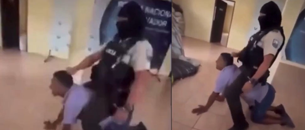 Ecuador: Graban a Policía en Los Ríos haciendo “caballito” a un supuesto detenido