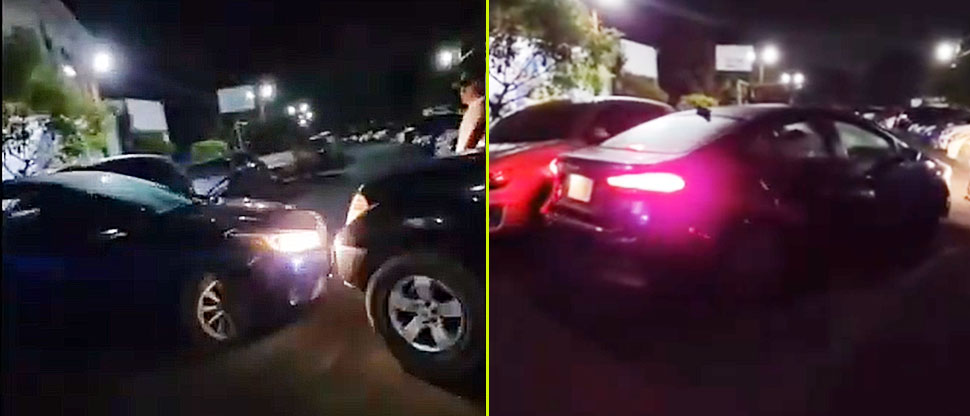 Denuncian a conductor ebrio por dañar vehículos estacionados en colonia Zacamil