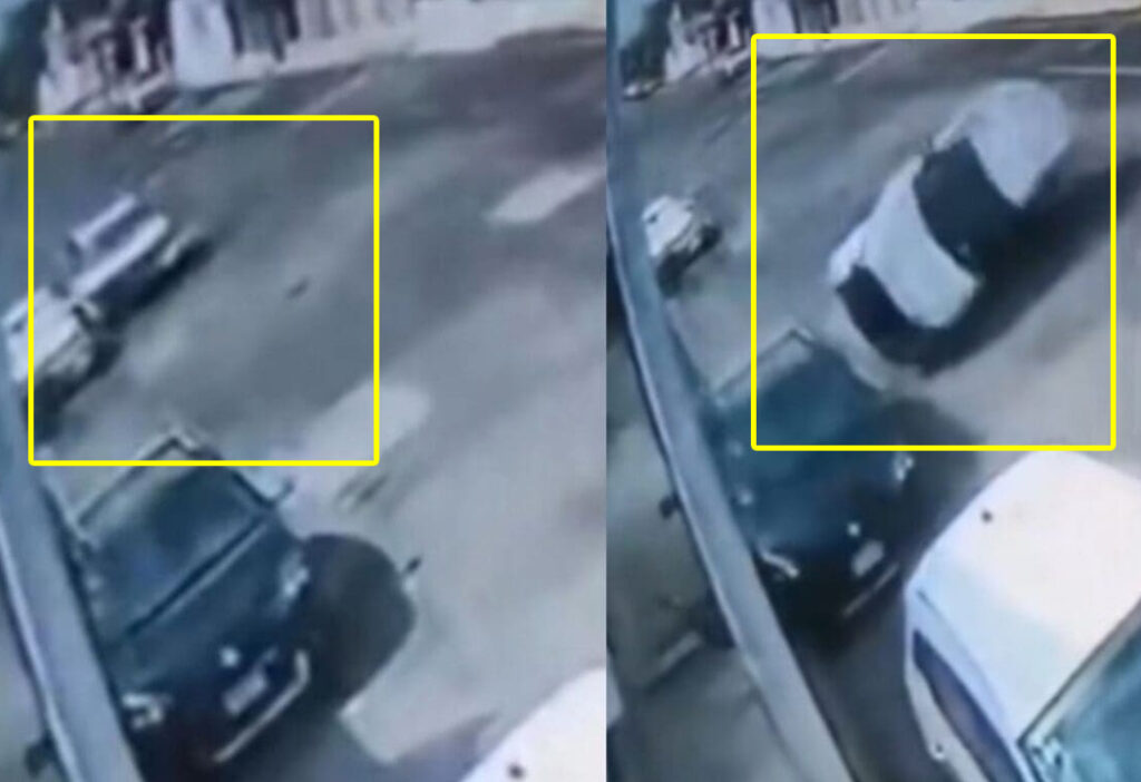Sujeto choca y vuelca camioneta minutos después de sacarla de una agencia