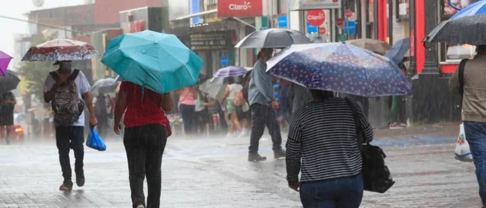 Lluvias y tormentas para este martes en el territorio nacional