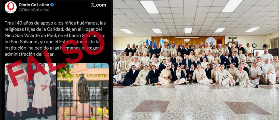 Hijas de la Caridad-Pastoral Vocacional desmienten noticia difundida por el Co-Latino
