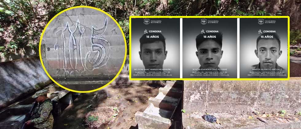 15 años de prisión para pandilleros por pintar grafitis alusivos a la MS-13 