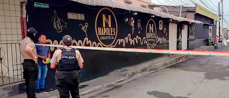 ECUADOR: ataque armado en una discoteca deja ocho fallecidos