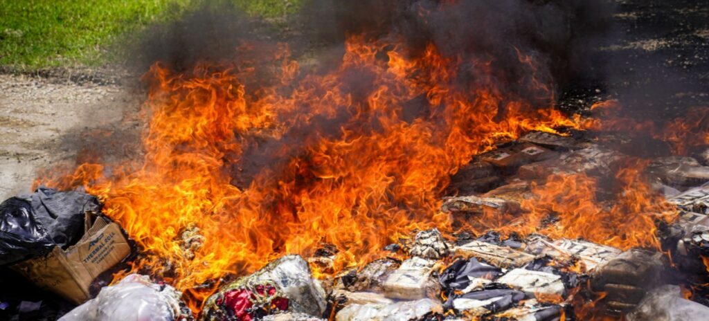 26 toneladas de droga destruidas en lo que va del año
