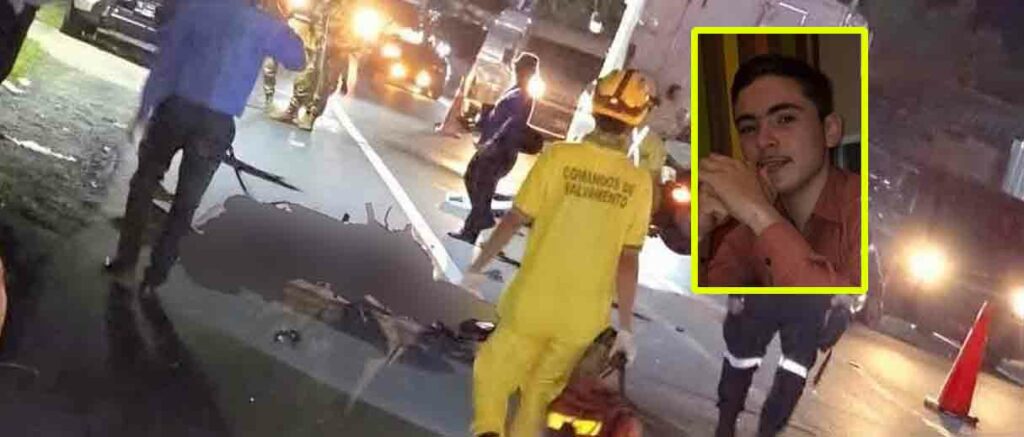 Él era Ariel Recinos, biker que falleció tras impactar contra rastra en San Martín