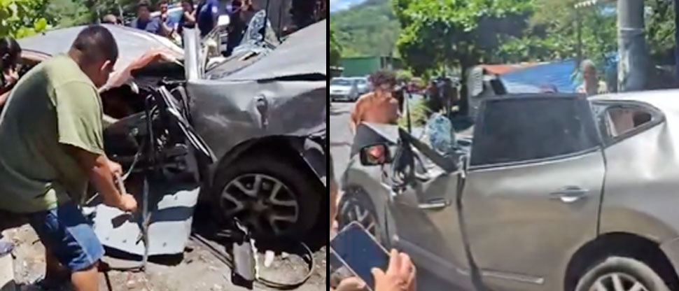 Reportan fuerte choche en carretera a San Juan Opico