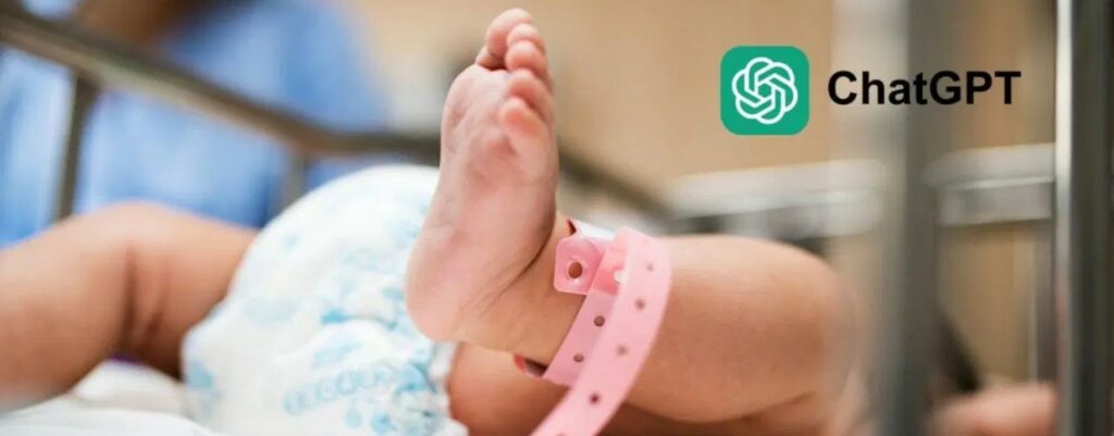 Padres nombran a su bebé «Chat Yipiti» por la inteligencia artificial