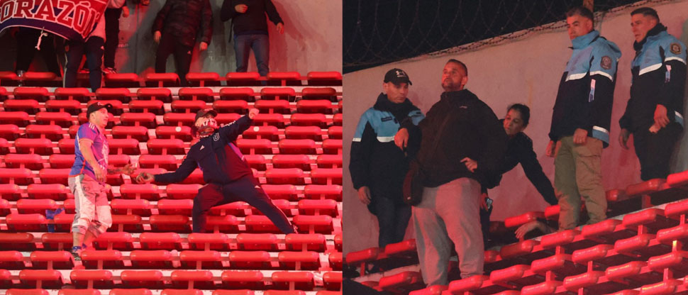Tragedia: diez heridos y 90 detenidos en partido de Independiente-U de Chile en Argentina