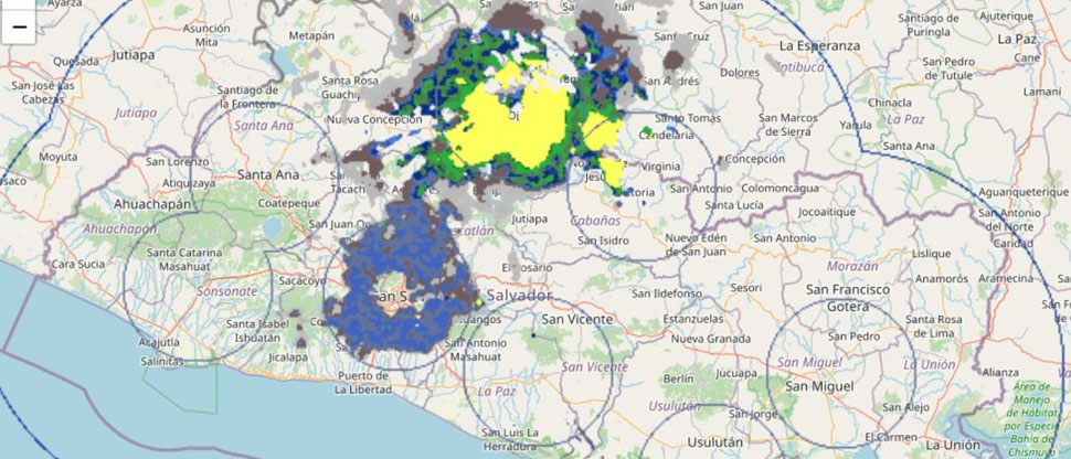 continúan las lluvias para las próximas horas