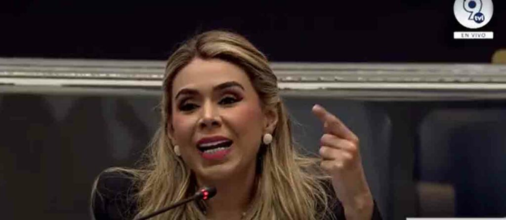 Marcela Villatoro se molesta en plenaria porque dice que le copian sus propuestas