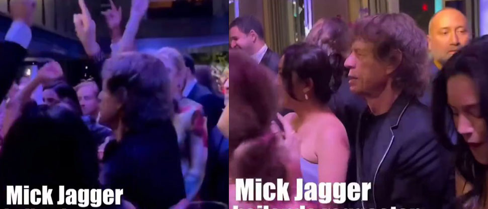 Captan a Mick Jagger bailando reggaetón del sucio