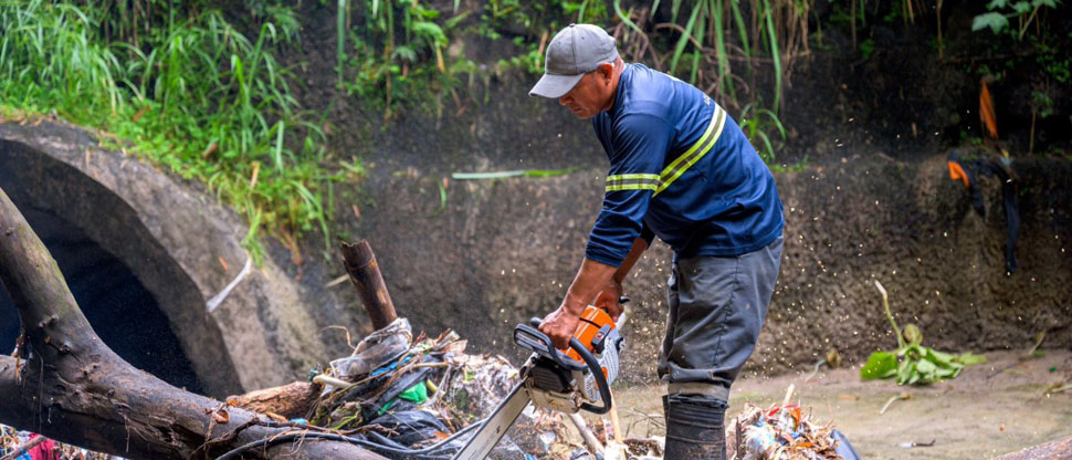 Alcaldía realiza obras de mitigación ante alerta verde por lluvias intensas