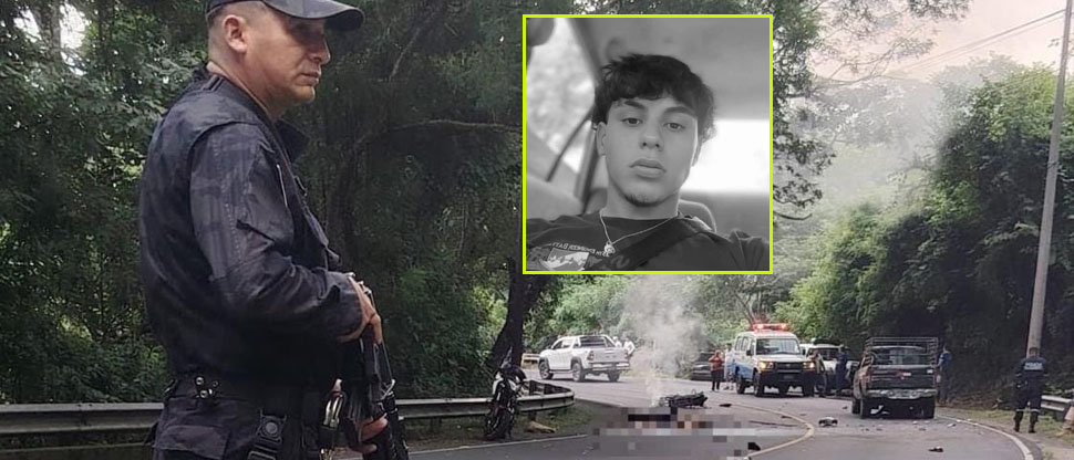 Identifican a joven motociclista que falleció tras chocar contra pick up en Chalatenango