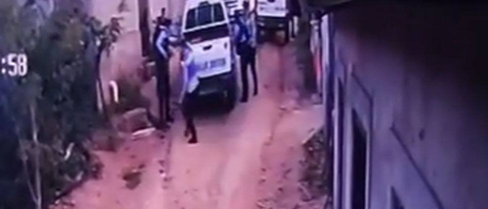 HONDURAS: captan momento de intenso tiroteo entre policías y sujetos armados