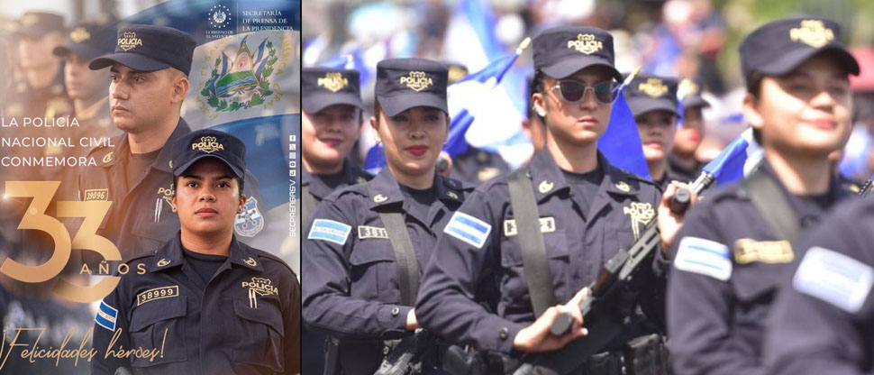 PNC cumple 33 años de servir y proteger a la población salvadoreña