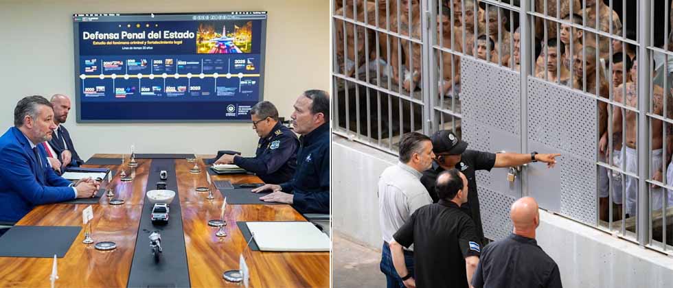 Senador visita El Salvador para conocer modelo de seguridad que se implementa en el país