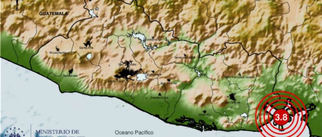Sismo sensible de 3.8 grados la noche de este  martes ocurre en La Unión