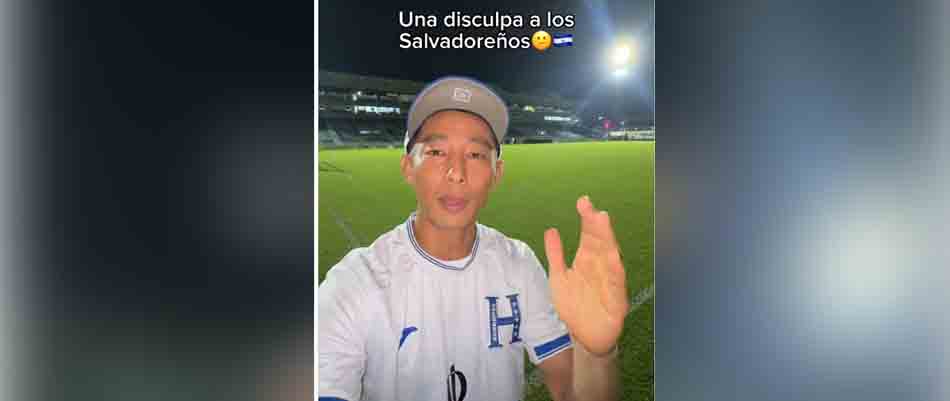 Shin Fujiyama pide disculpa a los salvadoreños tras partido de tiktokeros en Honduras
