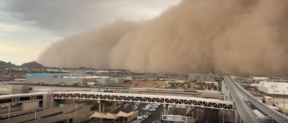 E.E.U.U. captan impresionante tormenta de polvo