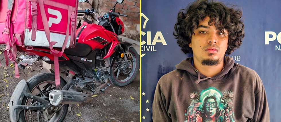 Arrestan a sujeto que fingía ser delivery, pero lo que entregaba eran estupefacientes