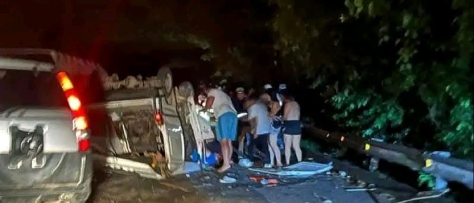Varios lesionados deja fuerte choque en carretera Ruta Militar