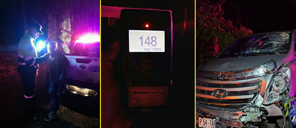 Capturan a ebrio que provocó grave siniestro vial y se dio a la fuga en Santa Ana