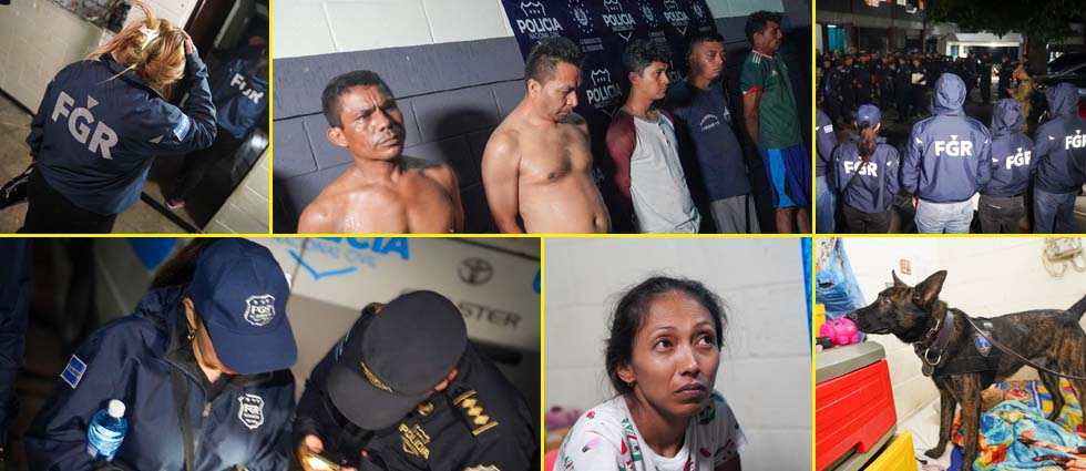 FGR y PNC hacen efectivas 57 órdenes de captura contra terroristas de la MS-13 y otros criminales
