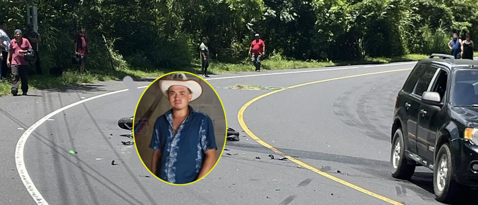 Él era Franklin, motociclista que perdió la vida tras accidente en Chalatenango