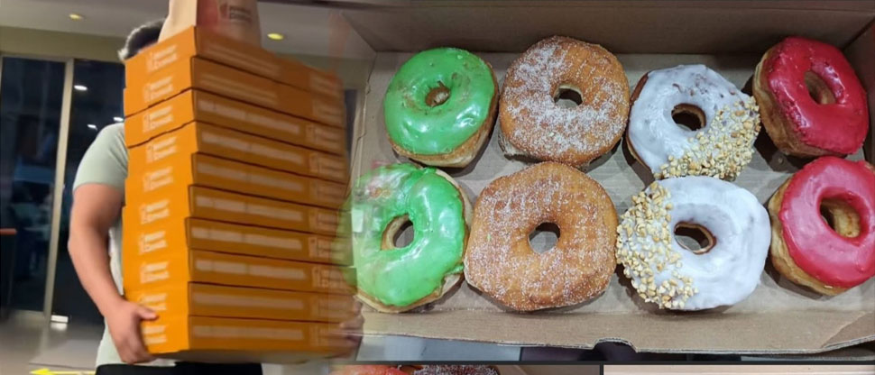 Tradicionales a $10 y rellenas a $11.50: critican a “emprendedor” por el costo de reventa de donas