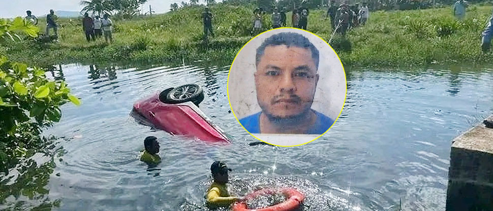 Salvadoreño pierde la vida al caer su vehículo en un canal de drenaje en Honduras