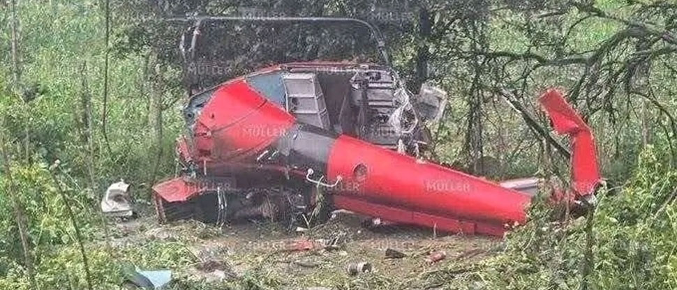 México: dos tripulantes pierden la vida al desplomarse helicóptero en Morelos