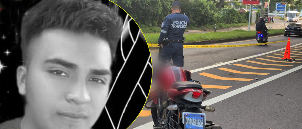 Él era el motociclista que perdió la vida al accidentarse por conducir a excesiva velocidad  